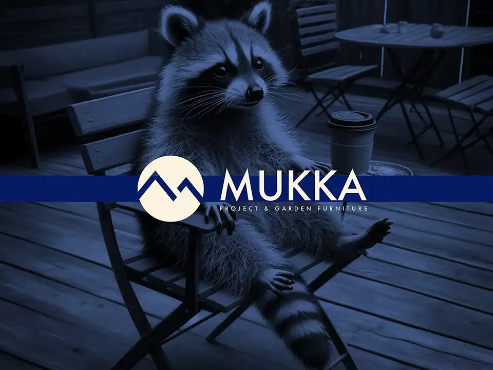 MUKKA proje ve bahçe mobilyası markası için logo çalışması